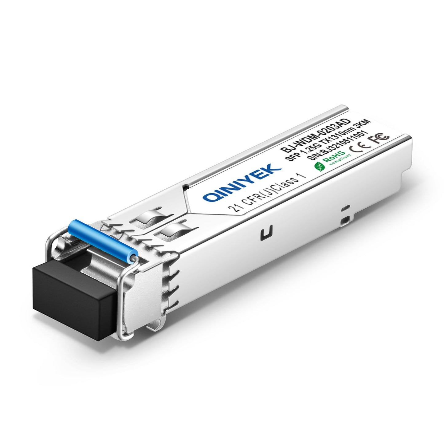 1 Pair Simplex LC Module 3KM, 1.25G Single-Mode Fiber Connector, SFP-WDM-SM 1000BASE BiDi 1310nm/1550nm SFP Transceiver Module