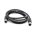 Elecbee M8 Cable Female to Female Straight Double Ended Cable Cordsets (A Code 4 Pin 1M/3.3ft Cable)