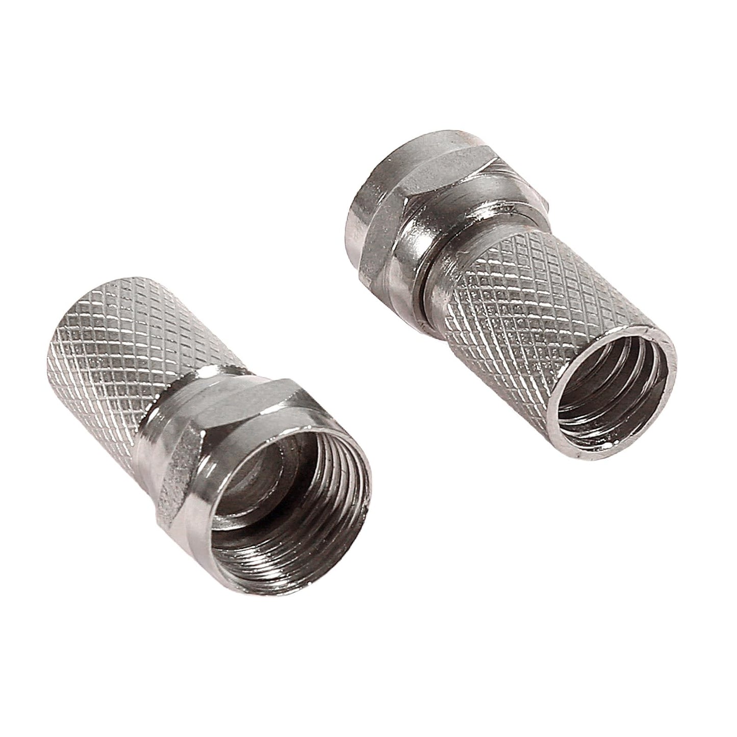 ATNSINC 18pcs Coaxial Cable Connectors, Nickel Plated 3GHz Coax Coupler for Coaxial Cable Extender, TV Cable Repair