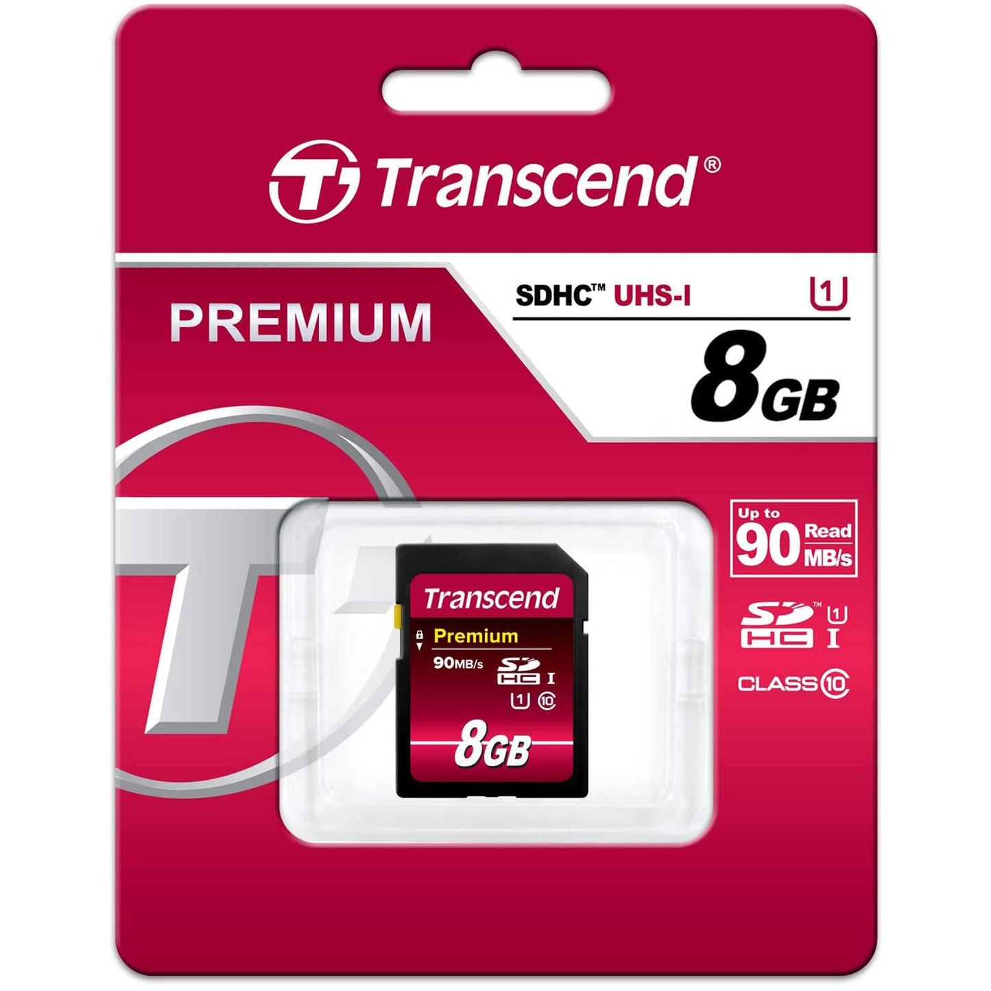 Transcend 8 GB High Speed 10 UHS Flash Memory Card (TS8GSDU1)