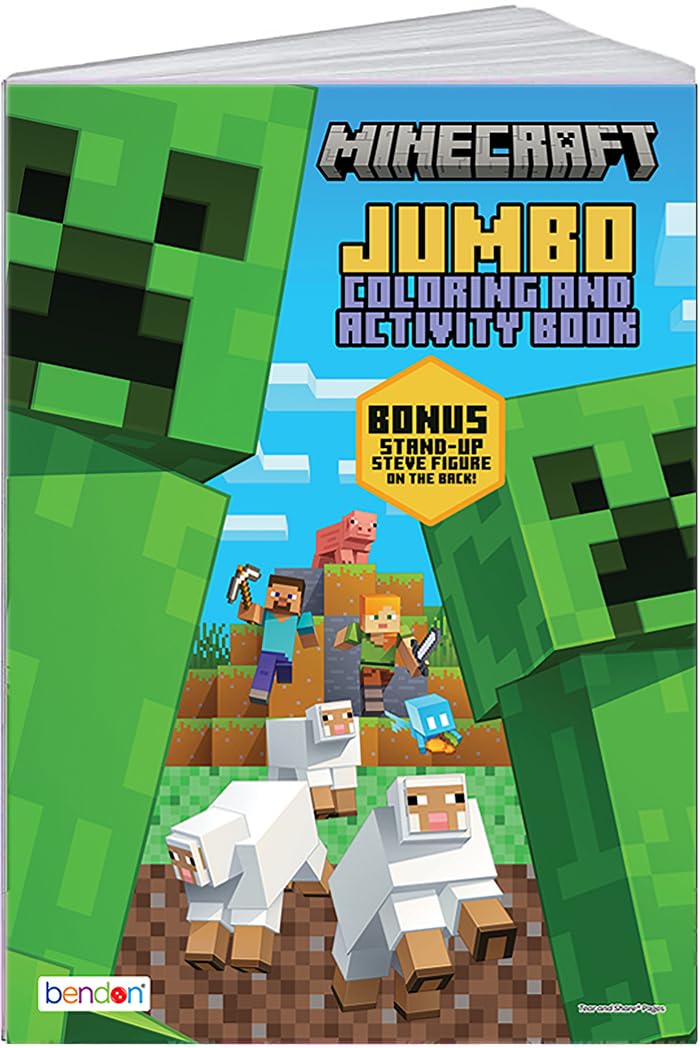 Minecraft Coloring Book | Minecraft Activity Book | Mine Craft Jumbo Coloring Books | Minecraft Pixel Art Coloring Book | Video Game Coloring Books…