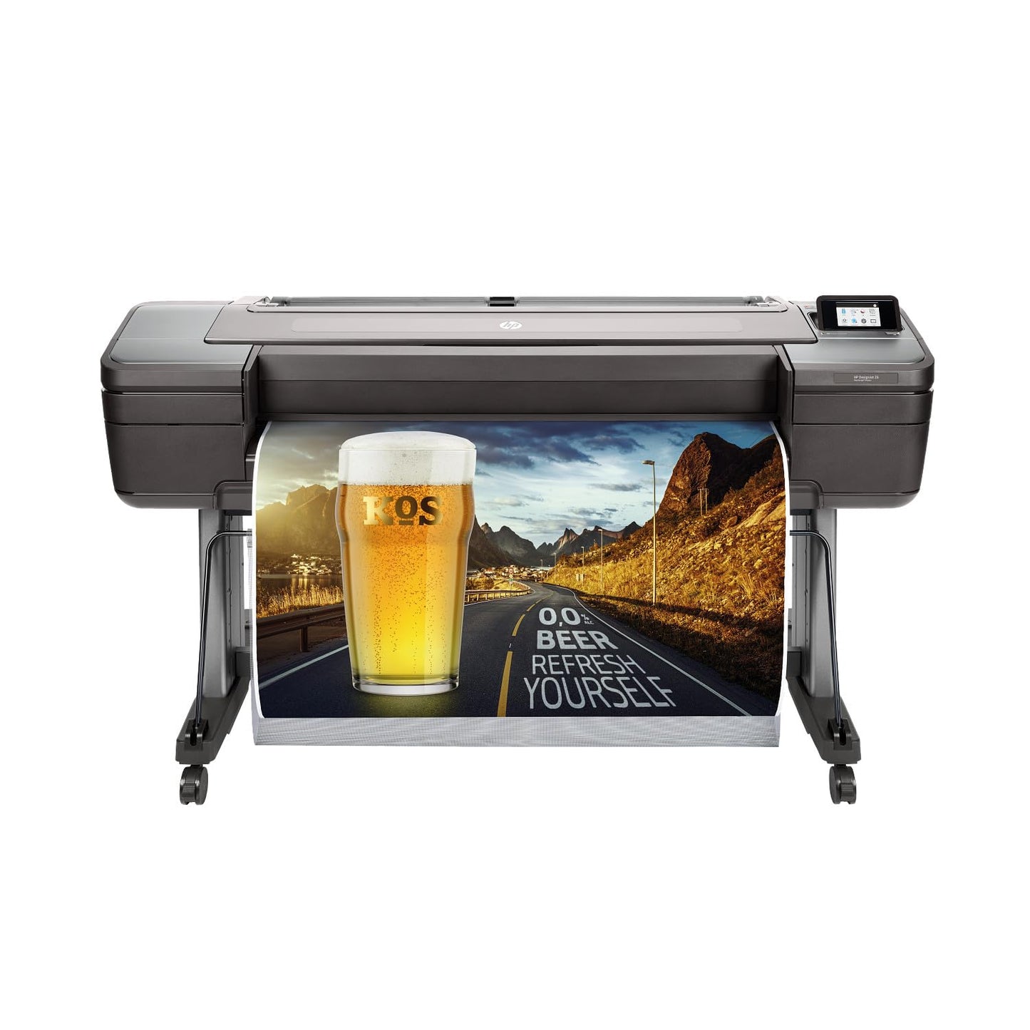 HP DesignJet Z6 44-in Large Format Plotter Printer - 6-Color Pigment Ink, 2400x1200 dpi, Postscript, CAD, GIS, Graphics & Photo Printing, Ethernet