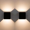 Modern Wall Sconce LED Waterproof Wall Lamp Aluminum with Adjustable Beam 10-Watt 4000K Cool White Indoor Outdoor for Bathroom Bedroom Corridor Living