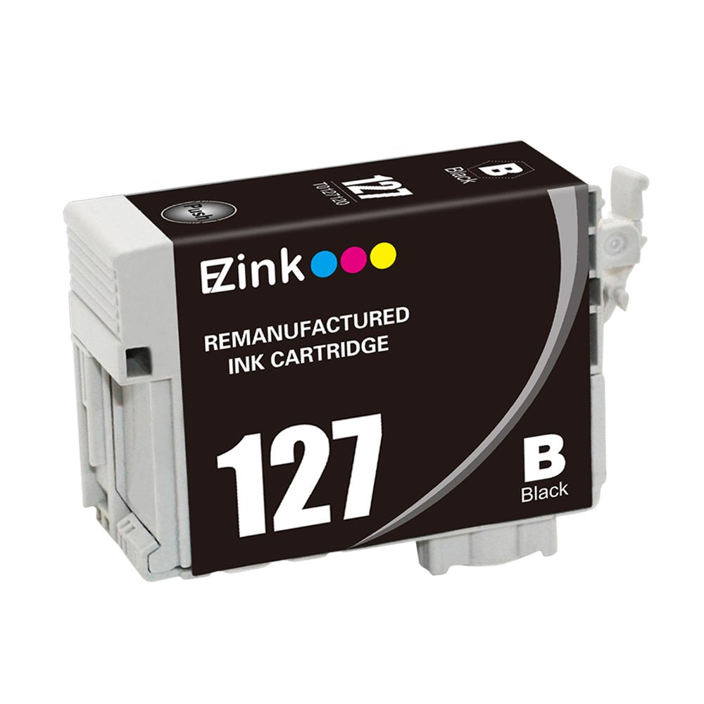 E-Z Ink Remanufactured Ink Cartridge Replacement For Epson 127 (3 Black) for Stylus NX530 NX625 WorkForce 3520 635 3530 3540 7010 645 7510 7520 60 840