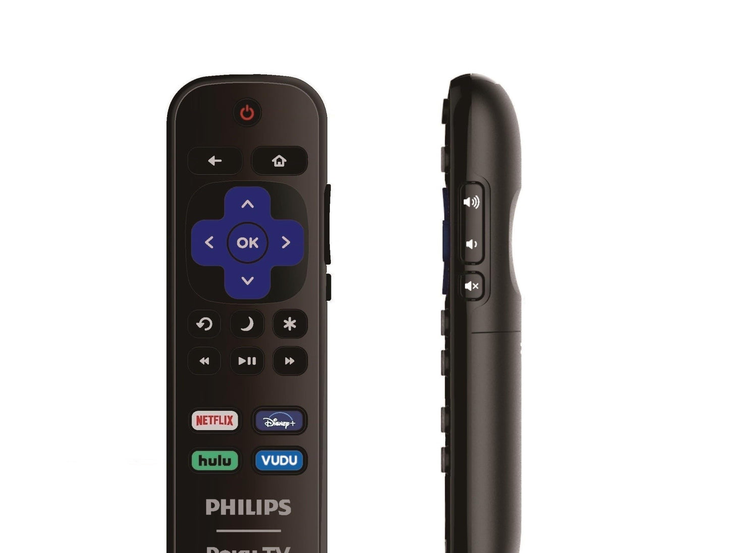Replacement Remote Control Compatible with All Philips Roku TV Smart TVs?Only Works with Philips Roku TV, Not for Roku Stick and Roku Box?