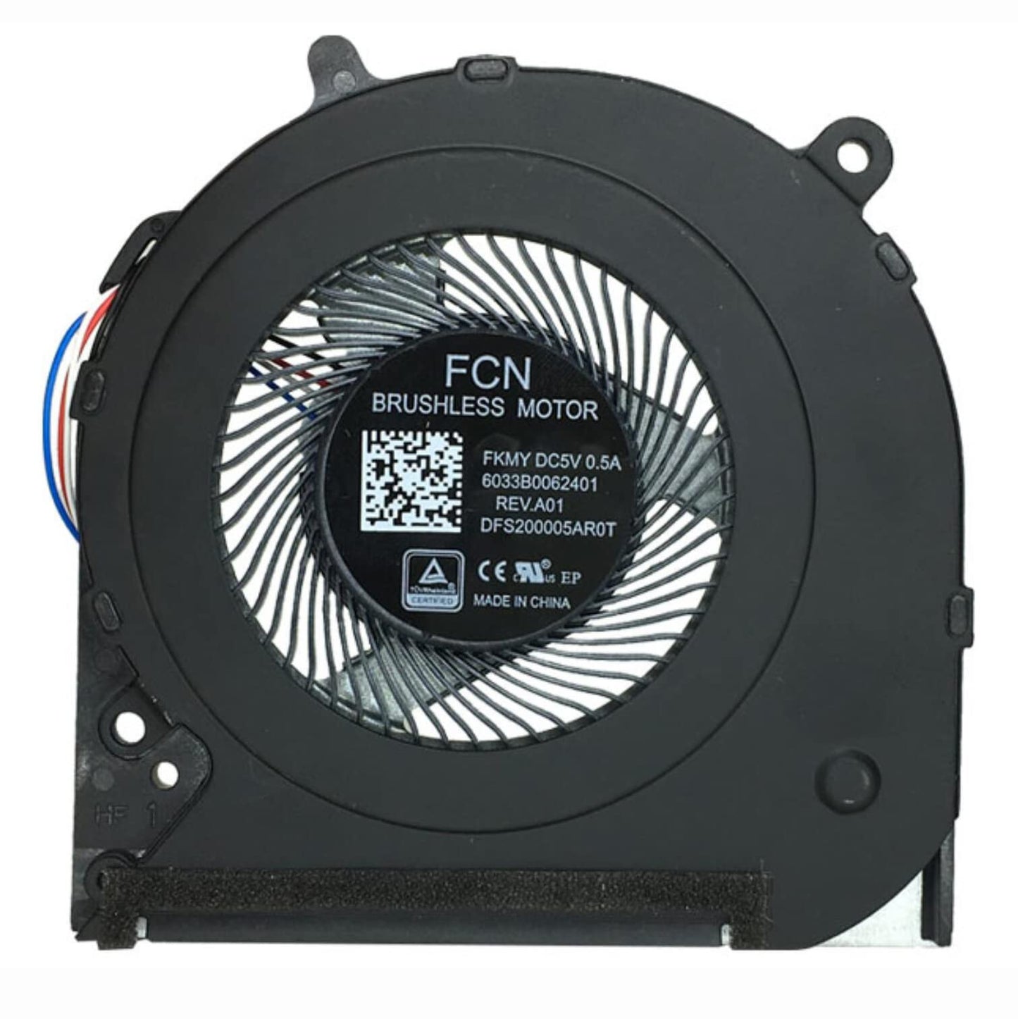 Fleshy Leaf CPU Cooling Fan Replacement for HP 14-CF 14-CF0012DX 14-CK 14-cm 14-DK 14-MA 14S-DP 14S-DK 240 G7 246 G7 240G7 246G7 340G5 348G5 TPN-I130
