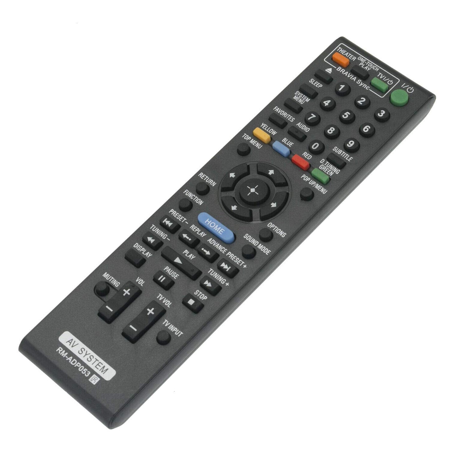 New - Remote Control RM-ADP053 Replace for Sony Blu-ray DVD BDV-E370 BDV-T57 BDV-E370