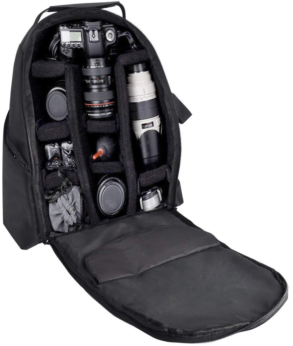 Deluxe Photo/Video Backpack Camera Bag Case for Canon EOS Rebel 77D T7i SL2