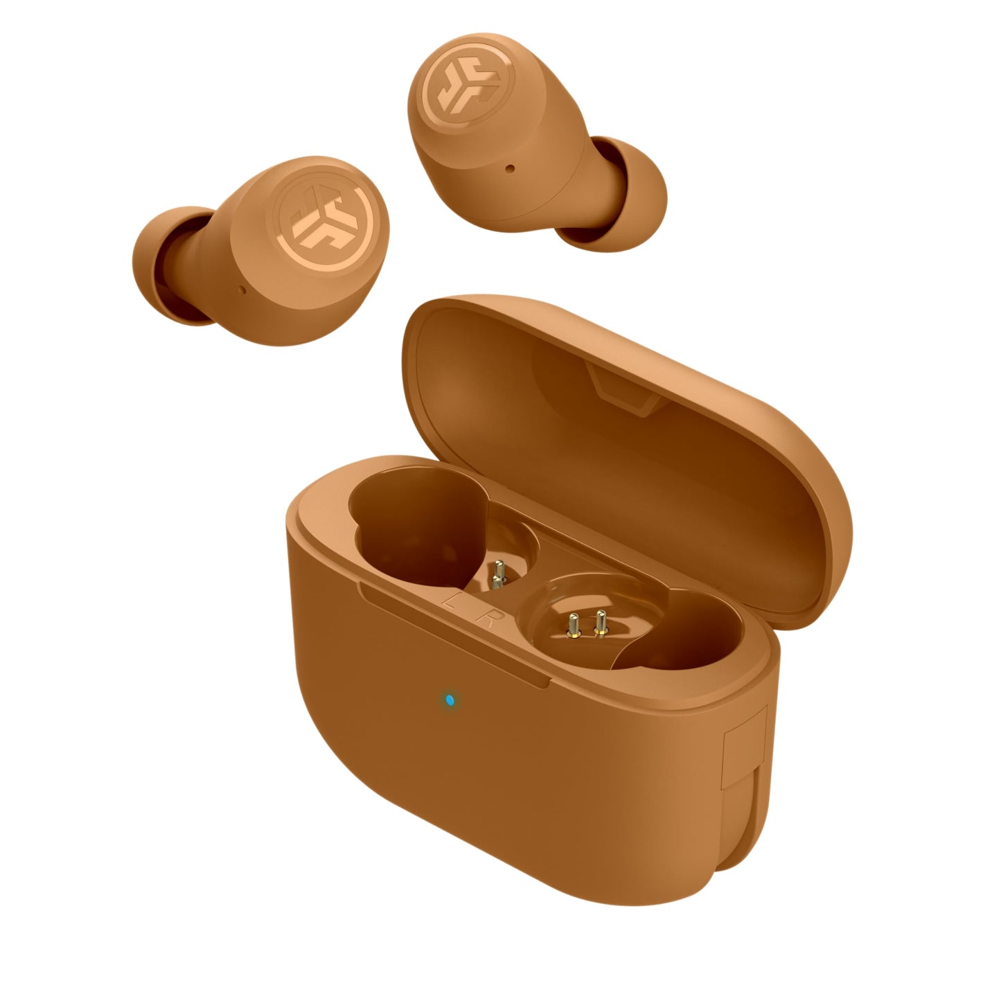 JLab, Go Air Pop+ Tones, True Wireless Earbuds, Bluetooth Earbuds with Microphone, Dual Connect, EQ3 Sound, 7572 W