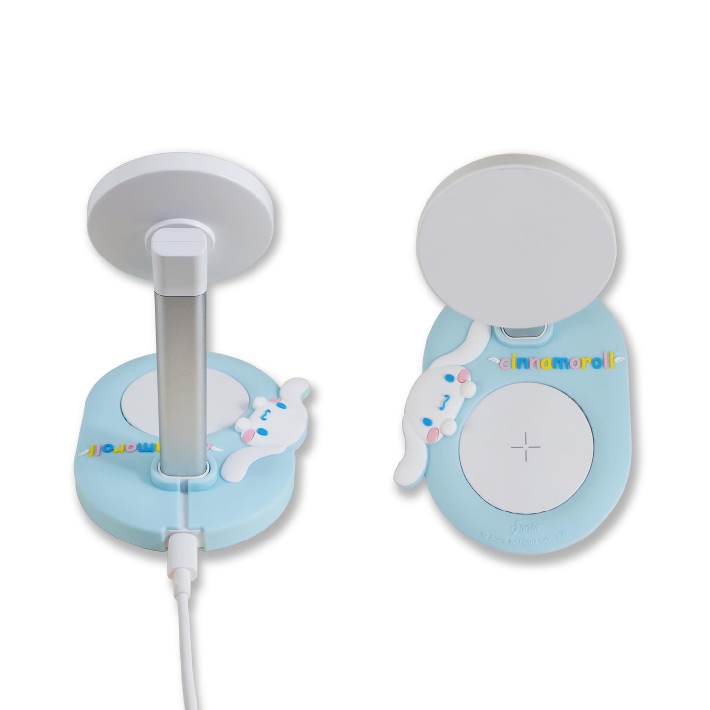 Sonix x Sanrio MagSafe Compatible 2-in-1 Charger Stand, Magnetic Wireless Charging Station for iPhone 17/16/15/14/13/12, AirPods Pro w/USB-C Cable |