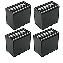 Kastar AG-VBR89G Battery 4-Pack Replacement for Panasonic AJ-UX90, AJ-UX180, HC-X1, LUMIX BGH1 Cinema 4K Box Camera, AG-VBR59, AG-VBR89G, AG-VBR118G