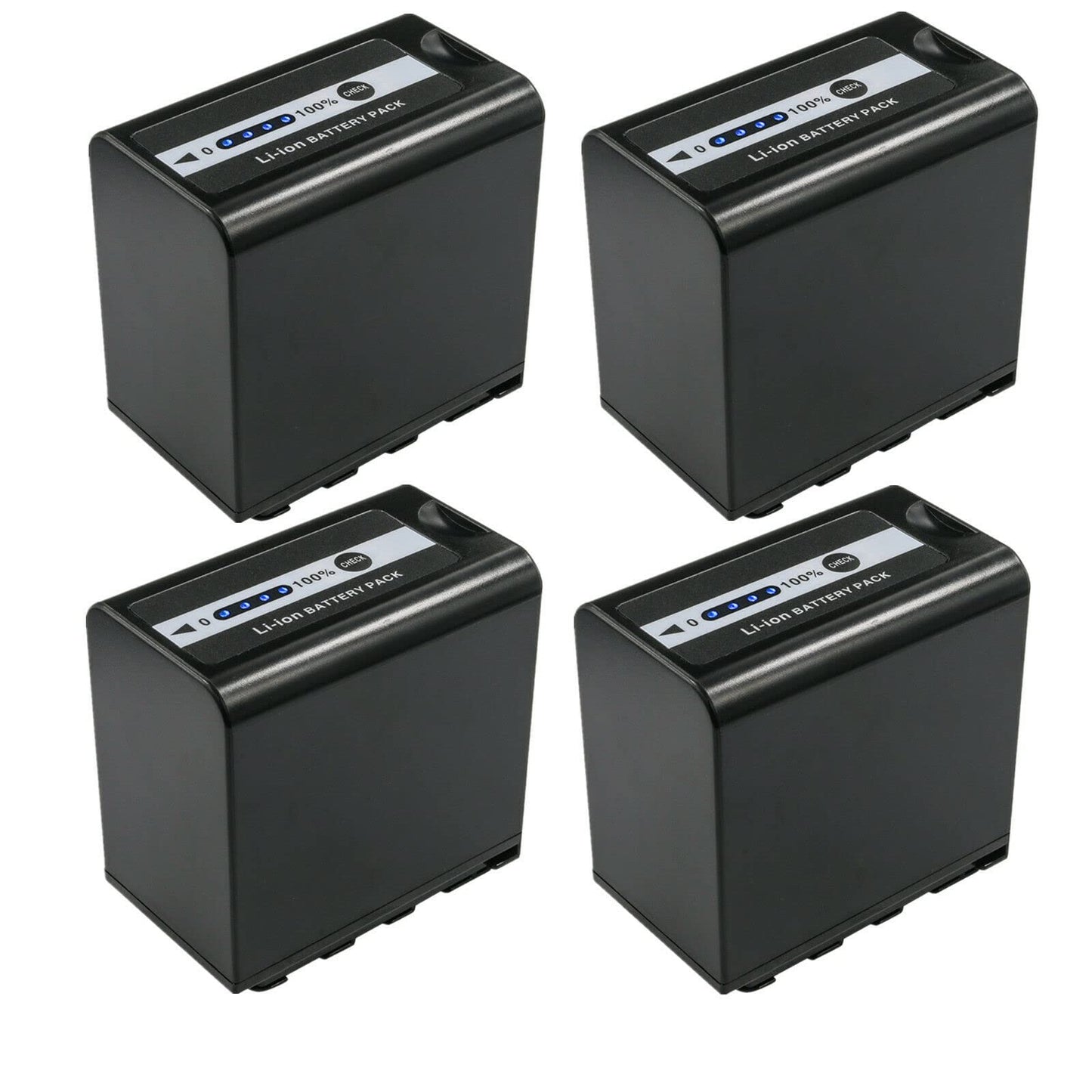 Kastar AG-VBR89G Battery 4-Pack Replacement for Panasonic AJ-UX90, AJ-UX180, HC-X1, LUMIX BGH1 Cinema 4K Box Camera, AG-VBR59, AG-VBR89G, AG-VBR118G