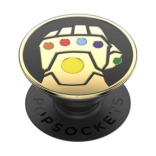 PopSockets Phone Grip with Expanding Kickstand, Adhesive Grip, Enamel - Infinity Gauntlet