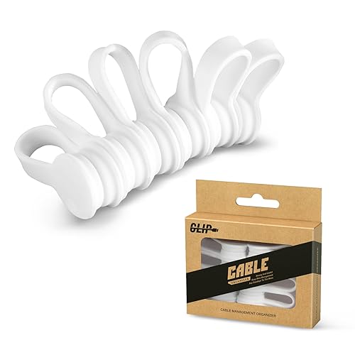 Xuuza Silicone Magnetic Cable Ties, Reusable Cord Ties Twist Ties Wire Management For USB Charging Wires, Light Duty Cables Organizer, Fridge Magnets