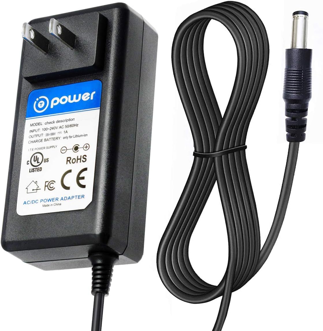 T POWER 15V UL Charger for Turtlebox Gen 2 & Gen 3 Bluetooth Speakers Model: GS-P150300E454A, 2A28W-TURTLEBOXG2, 27733-TURTLEBOXG2 Replacement AC…