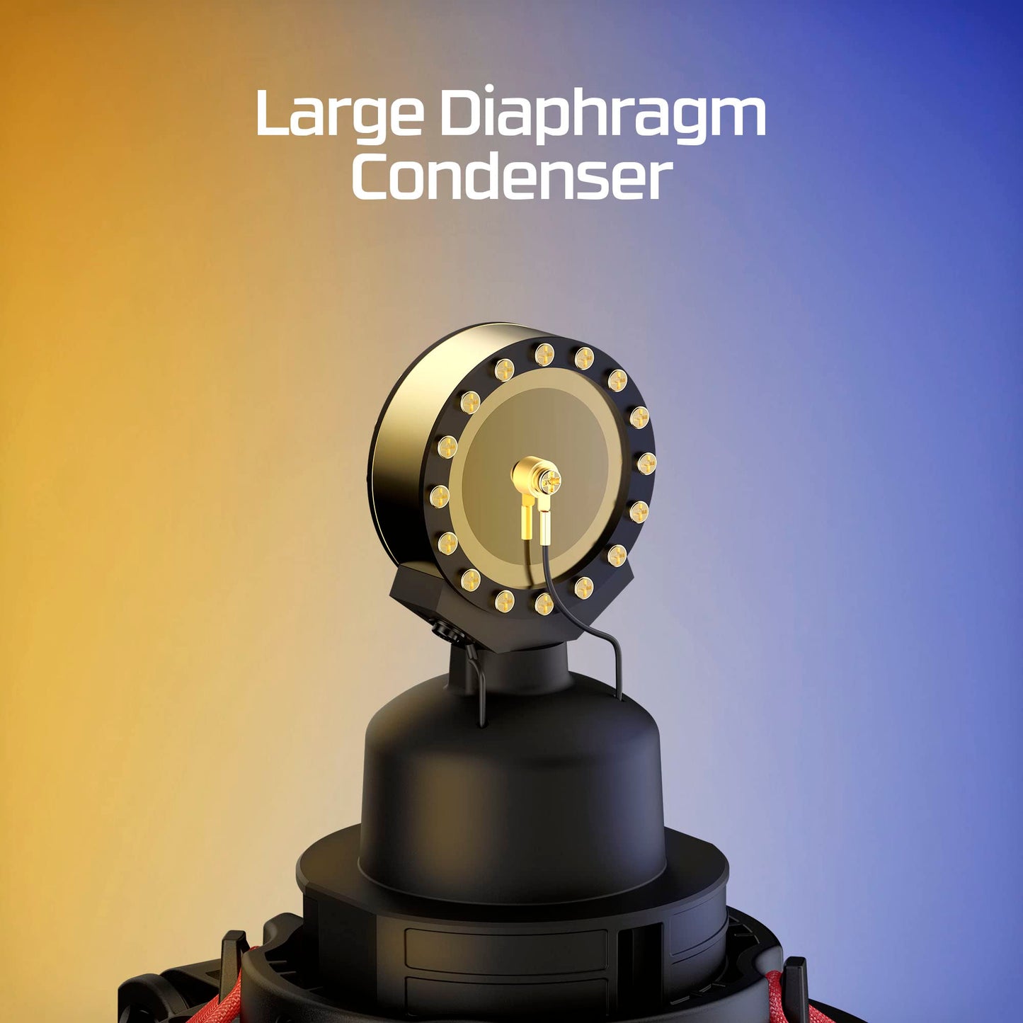 HyperX ProCast Microphone - Large Diaphragm Condenser Mic, XLR Connection