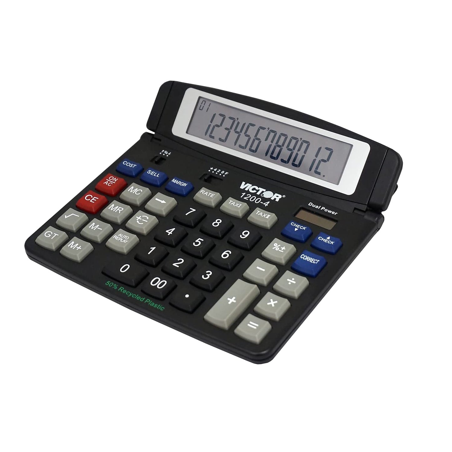 Victor 1200-4 Business Desktop Calculator, 12-Digit LCD