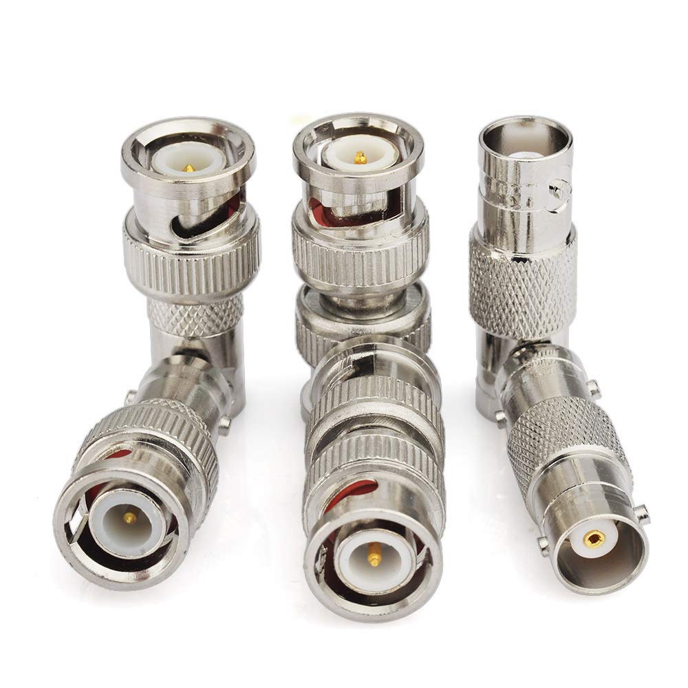 Superbat BNC Adapter Kit BNC Male/Female to Male/Female RF Coax Coaxial Connector Kit 6 Pcs