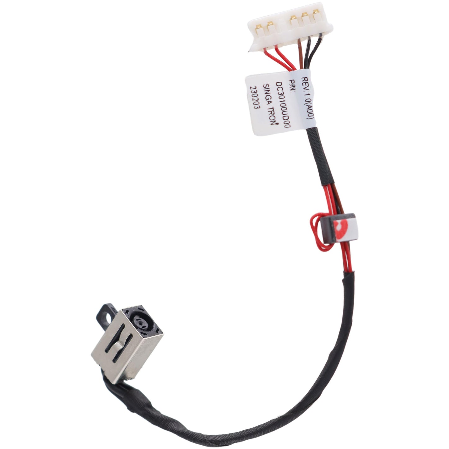 Deal4GO DC-in Power Jack Cable KD4T9 DC30100UD00 Replacement for Dell Inspiron 5551 5552 5555 5557 5558 5559 5755 5451 5458 5459 5455 5452