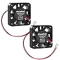 2-Pack 40mm x 10mm DC 12V Brushless Cooling Fan, 4010 Smart Fan for Computer case 3D Printer Humidifier and Other Small Appliances Series Repair