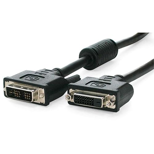 StarTech.com DVI Extension Cable - 10 ft - Single Link - Male to Female Cable - 1920x1200 - DVI-D Cable - Computer Monitor Cable - DVI Cord