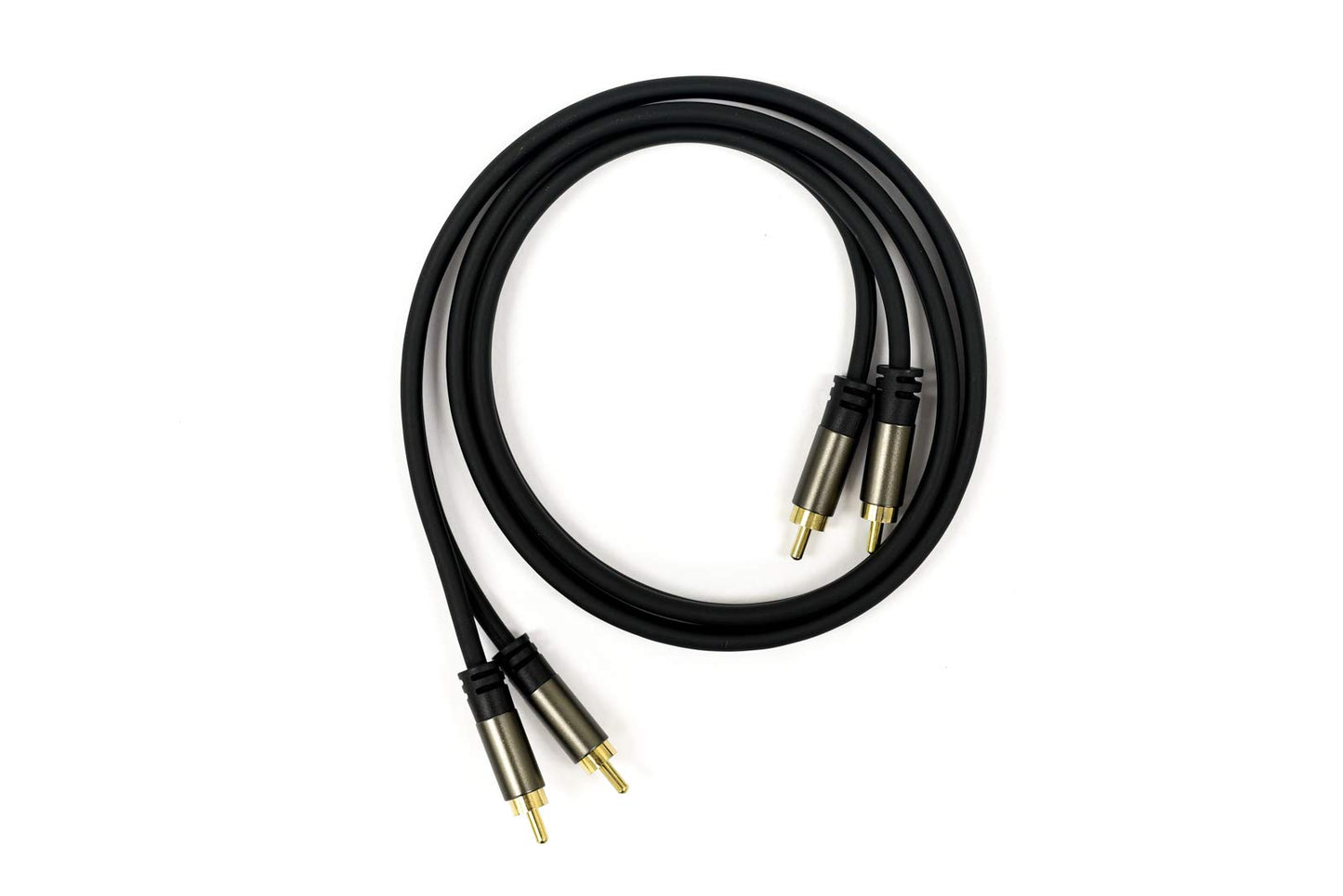 Seismic Audio - SA-2RM0203 - Premium 2 Channel 3 Foot RCA Male to RCA Male Audio Cable for Amps, Home Theater, Digital and Analog Compatitble Cord