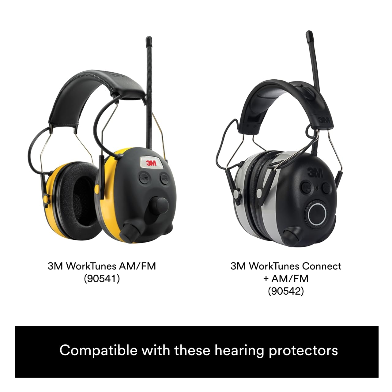 3M WorkTunes Hearing Protector Replacement Ear Cushion Hygiene Kit, 1 pair, works with WorkTunes AM/FM (90541) and WorkTunes Connect + AM/FM (90542)