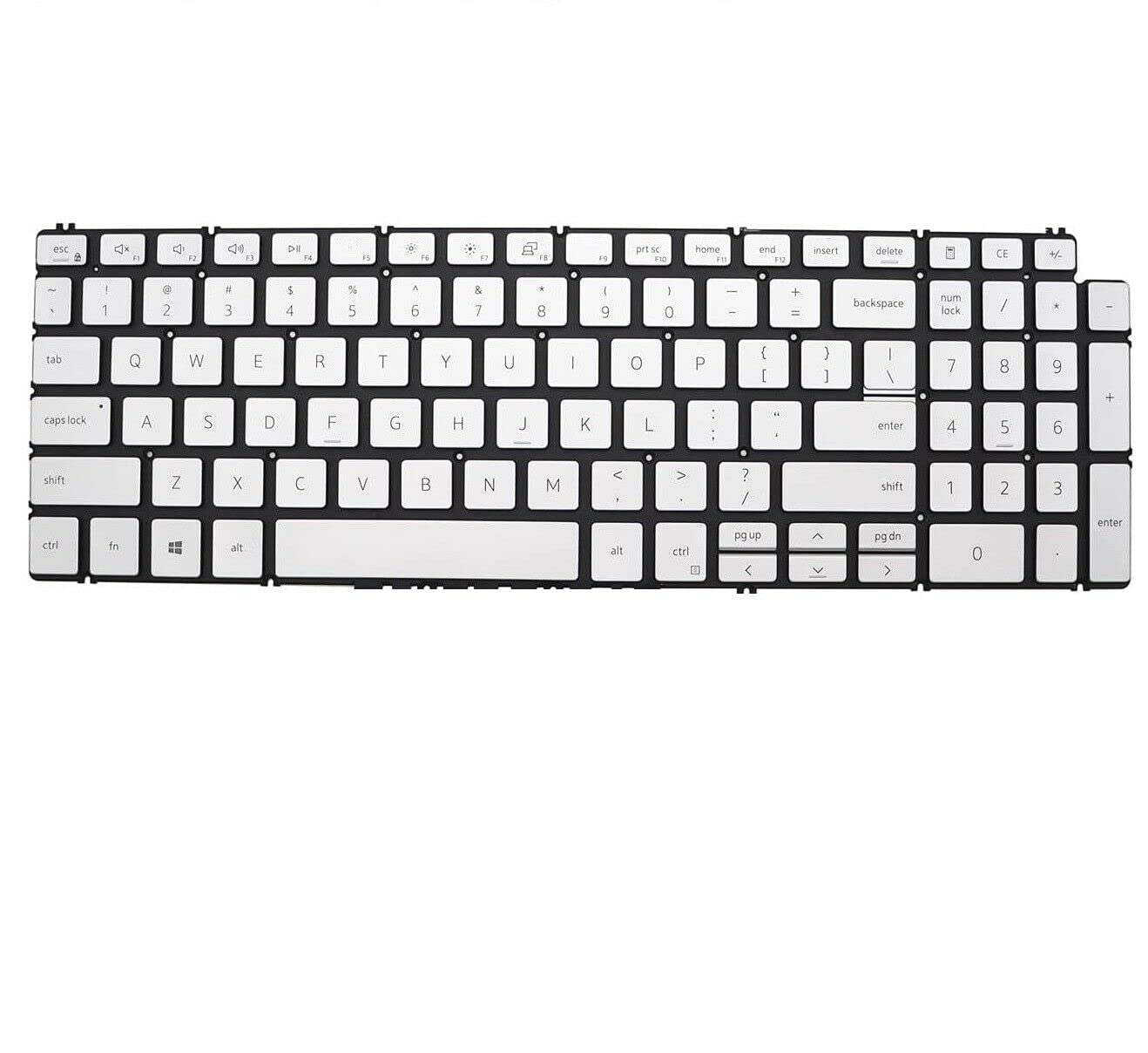 New US Black English Backlit Laptop Keyboard (Without palmrest) for Dell P98F P98F001 Light Backlight