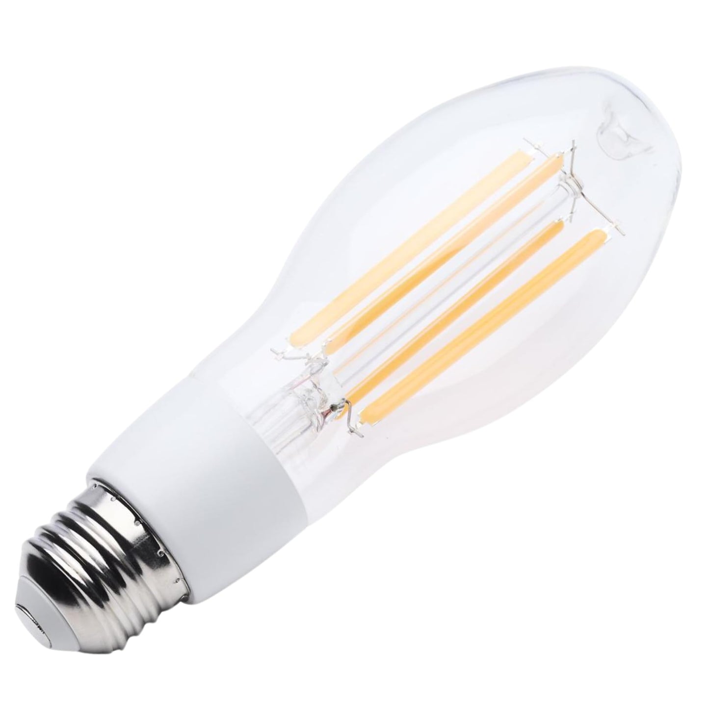 Satco S13180 13.5W LED HID Replacement Bulb, ED17, 2200K Warm Amber, Medium Base (E26), Clear Lens, 120-277V, Ballast Bypass, Enclosed Fixture Rated