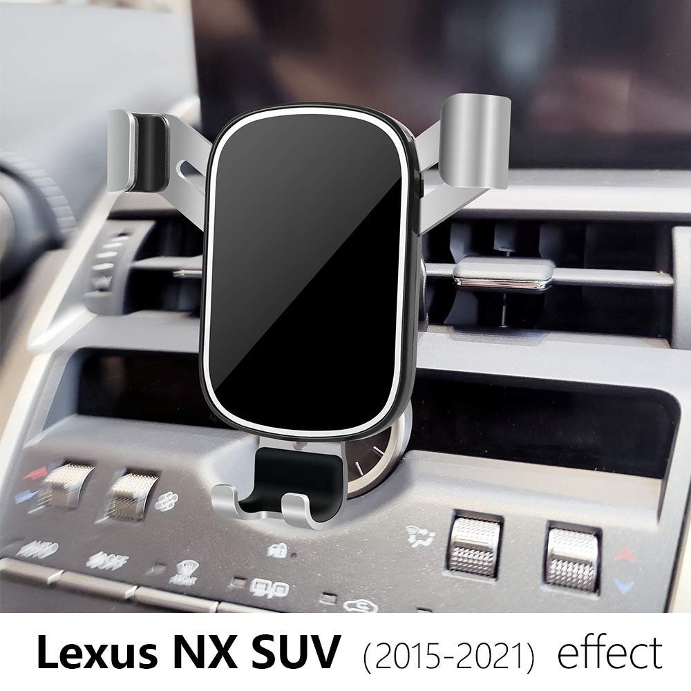 LUNQIN Car Phone Holder for Lexus NX 2015 2016 2017 2018 2019 2020 2021 NX300h NX300 NX200t SUV Auto Interior Accessories Best Cell Phones Mount