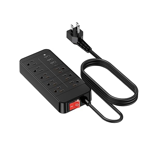 USB Charging Station harger Station Hub, USB Wall Charger has Fast Charging auto-Detection Technology Safety Guarantee for Cell Phones, Tablets