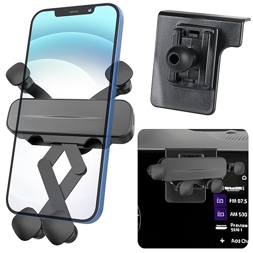LUNQIN Car Phone Holder Mount for Kia Telluride 2023 2024 2025 2026 Auto Accessories Interior Decoration Mobile Cell Smartphone Bracket