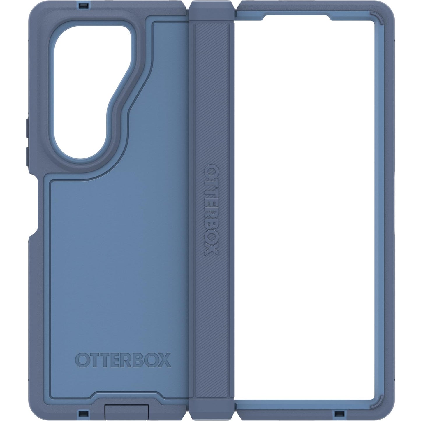OtterBox Galaxy Z Fold6 Defender Series XT Case - Baby Blue Jeans (Blue), screenless, Rugged Hinge Protection, Lanyard Attachment, PowerShare
