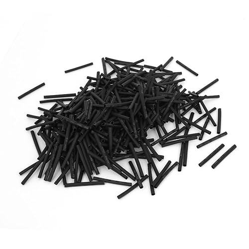 uxcell 800Pcs 1.5mm Polyolefin 2:1 Heat Shrink Tubing Wrap Wire Cable Sleeve