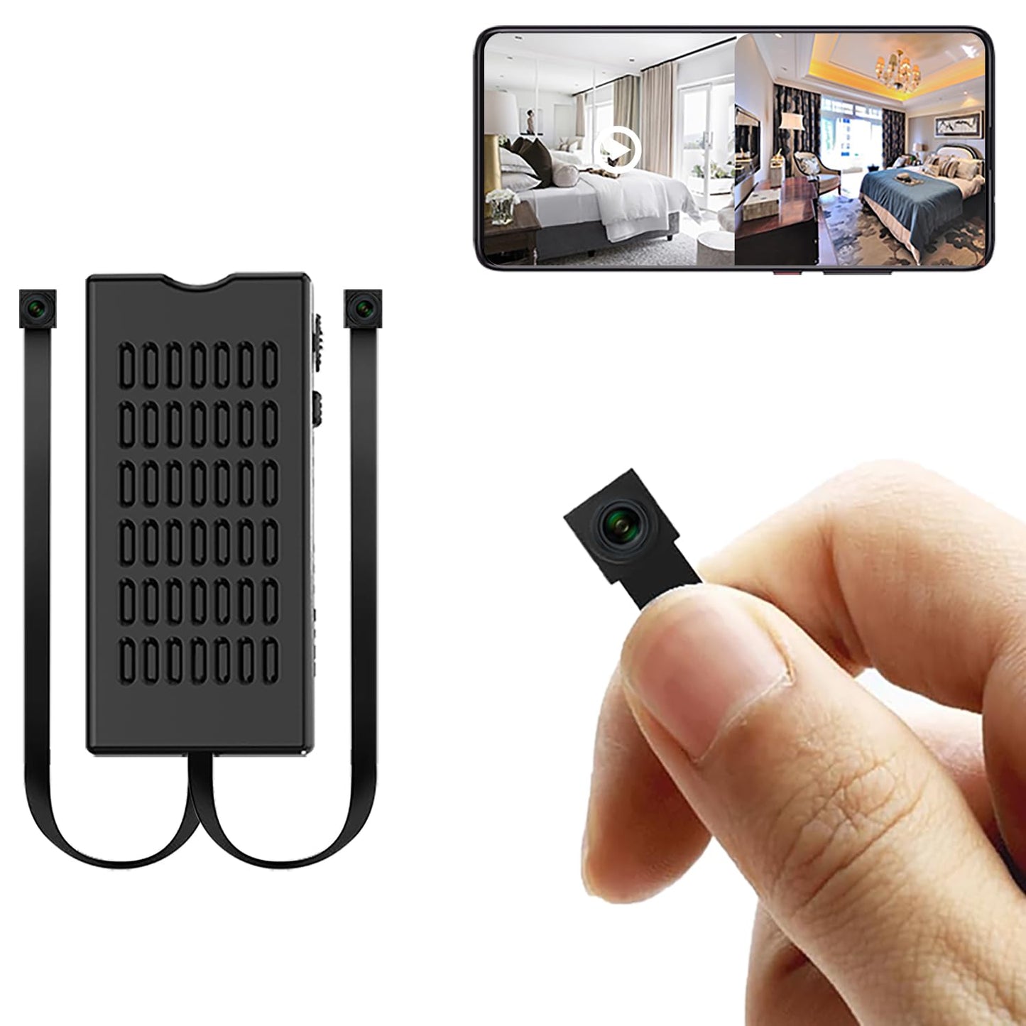 DuboCam Mini Camera DIY Module - Dual Lens 1080P Small Wireless Security Cam - Cloud Storage