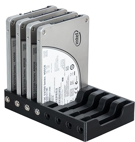 Hard Drive Rack for SSD 2.5", 8 Bay, 7mm Hard Drive, SSD Hard Drive Caddy, HDD Rack, Hard Drive Case