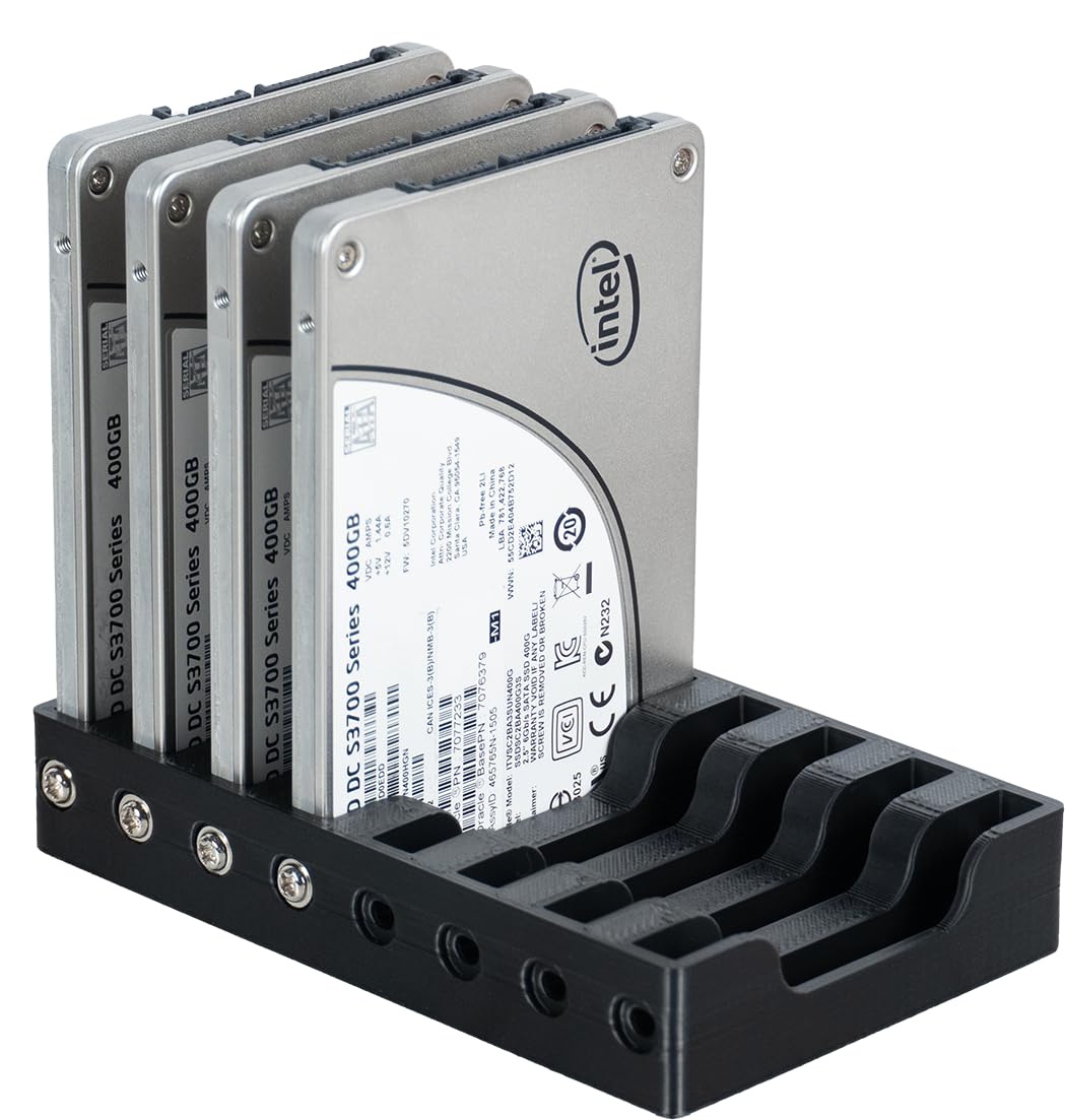 Hard Drive Rack for SSD 2.5", 8 Bay, 7mm Hard Drive, SSD Hard Drive Caddy, HDD Rack, Hard Drive Case