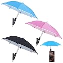 Fuofaska 3 Pack Phone Umbrella for Sun, Cell Phone Shade with Clip, Protects from Sunlight, Glare, Rainproof, Suitable for Outdoor