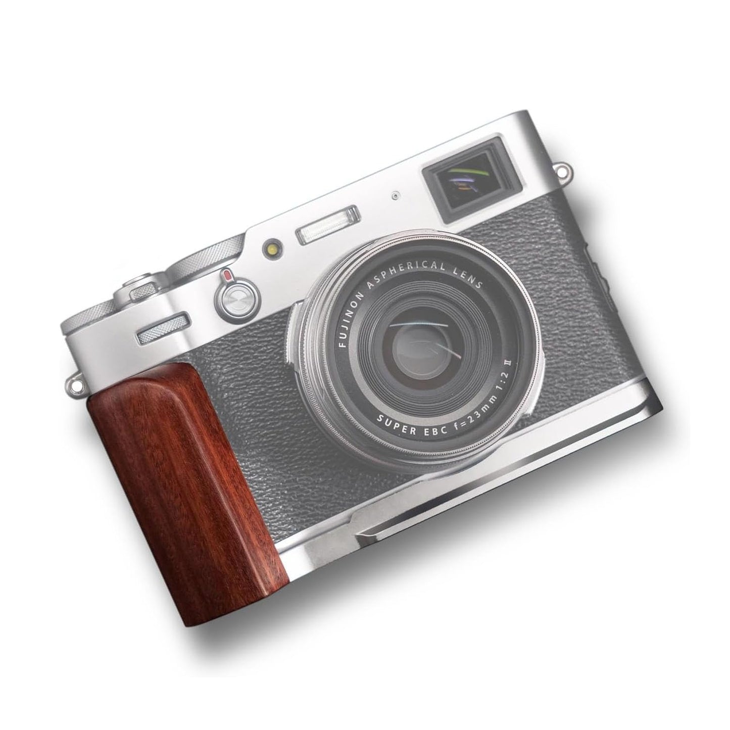 Iborrys L-Shaped Camera Handle ?Compatible with FUJIFILM X100VI Camera ?Precious Vintage Solid Wood Camera Grip | Handcrafted by Experienced Artisans