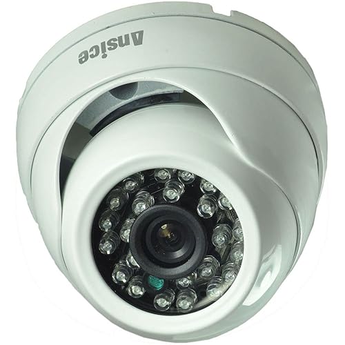 Ansice Wired Turret AHD CCTV Camera AHD 1080P 2.0MP 2MP White Metal Security Camera 2.8mm Lens CMOS Chips with IR-Cut Waterproof Infrared 24 pcs