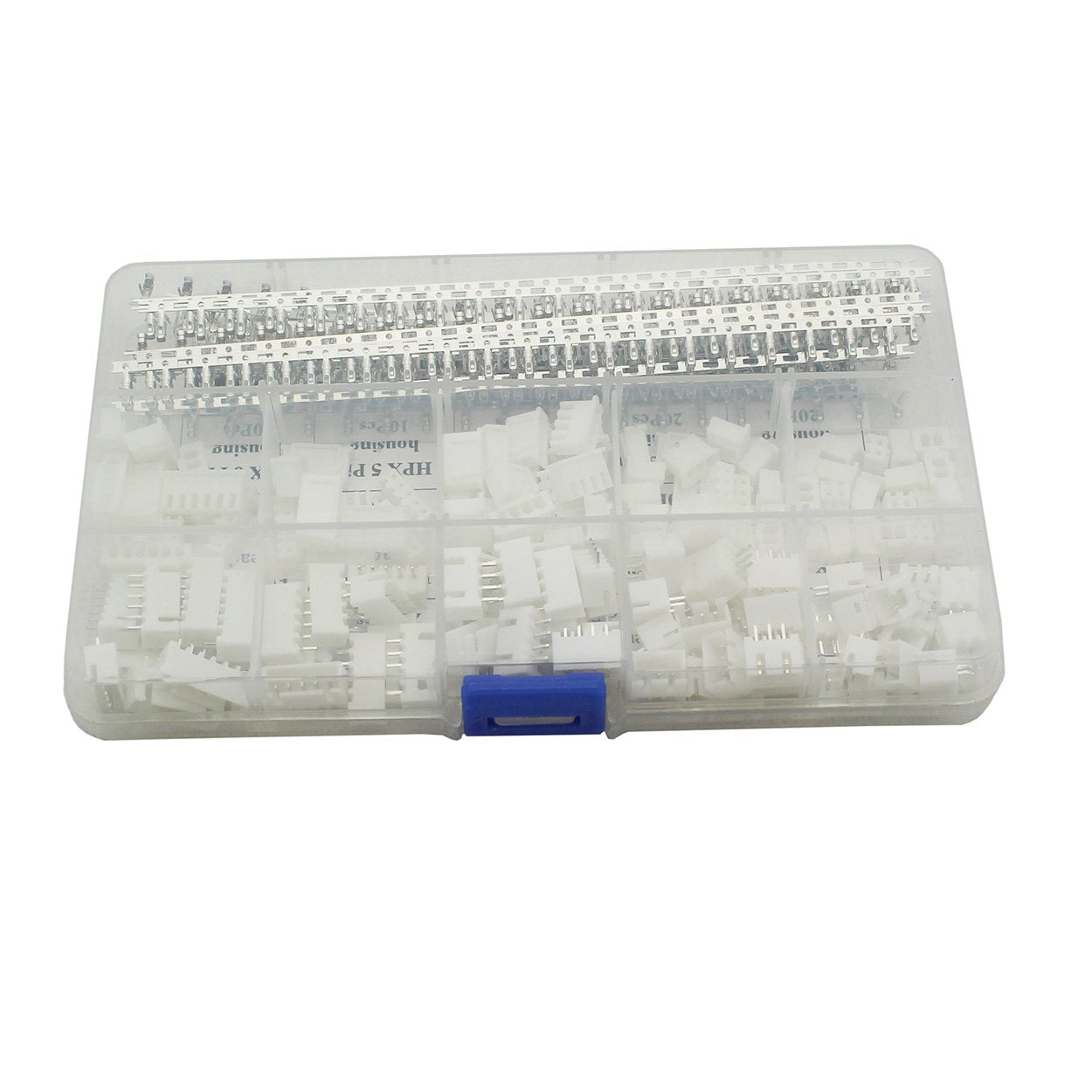 Didamx 560Pcs 2.54mm JST-XHP 2/3/4/5/6 Pin housing and Male/Female Pin Head Connector Adapter Plug Set