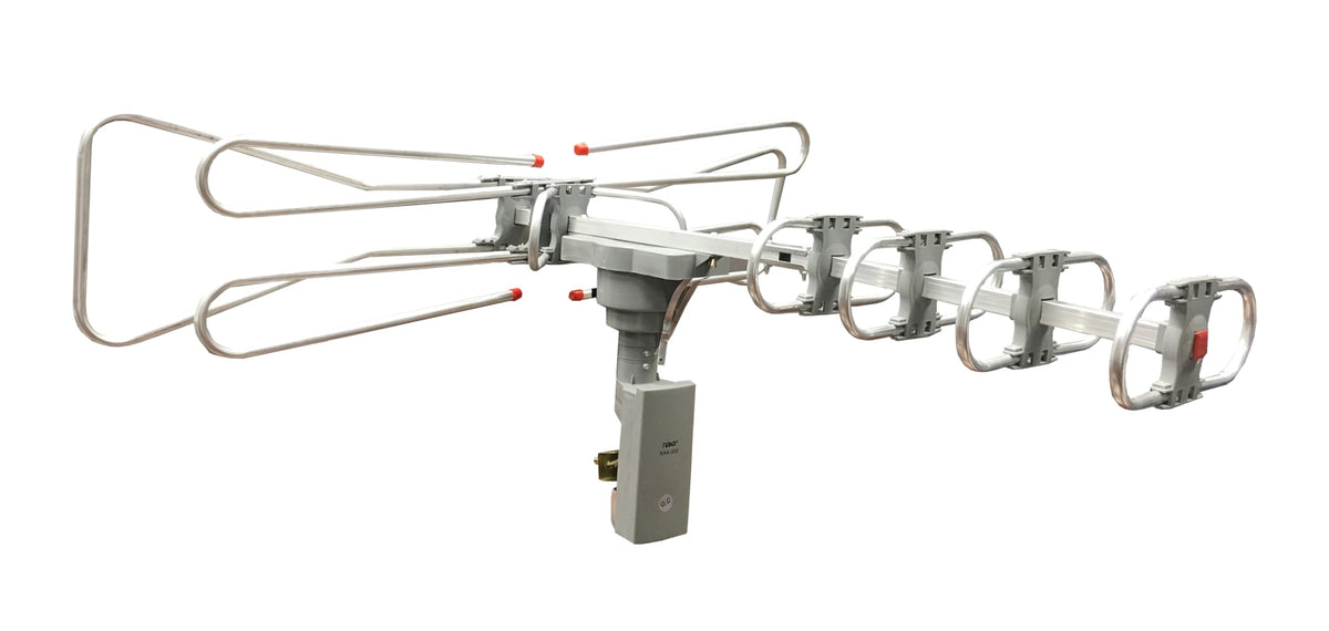 Naxa NAA-350 Motorized Outdoor HDTV Antenna, Amplified