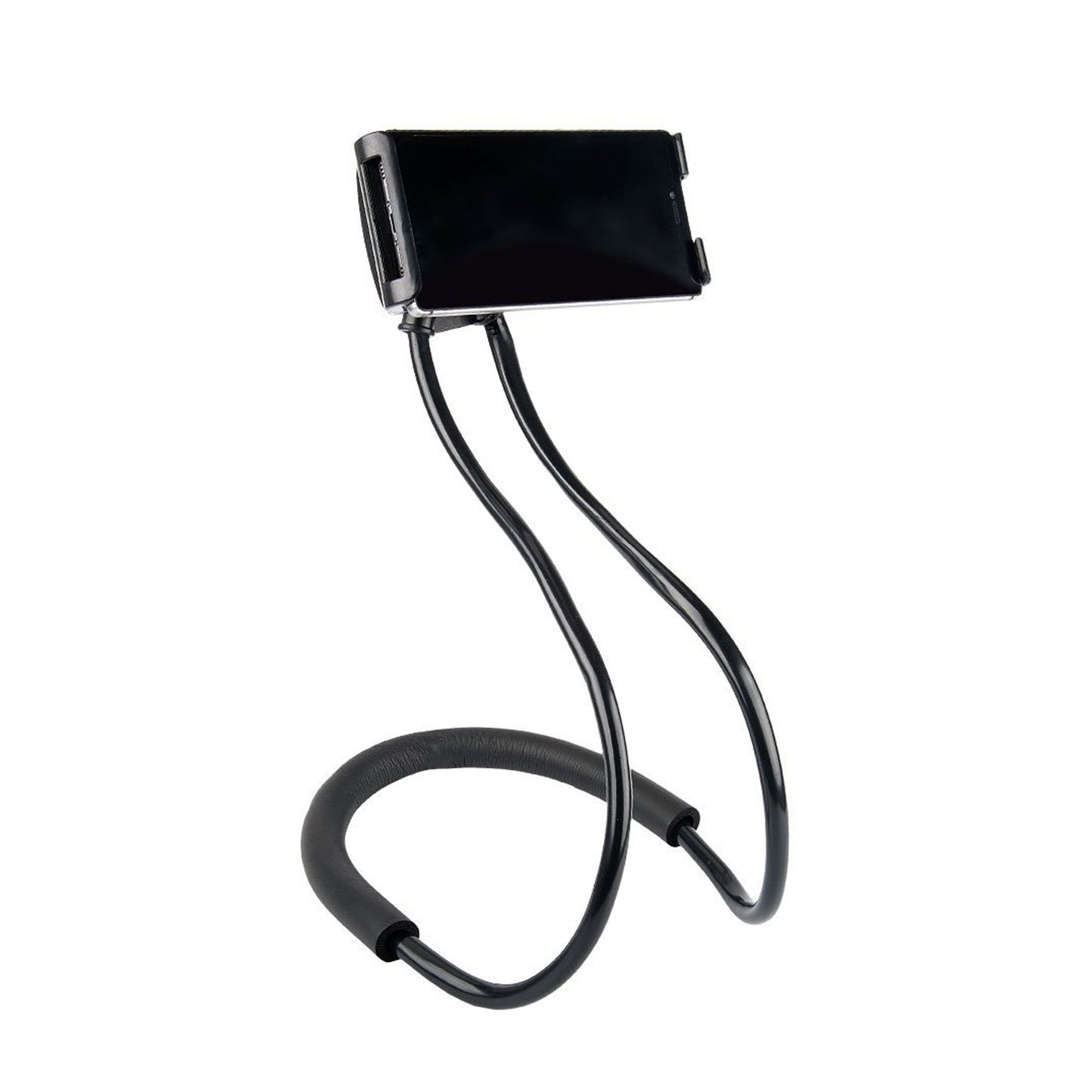 NCElec 011 Neck Cell Desk Bed,Bike and Motorcycle Mount,Lazy Bracket Mobile Phone Stand Holder (Black)