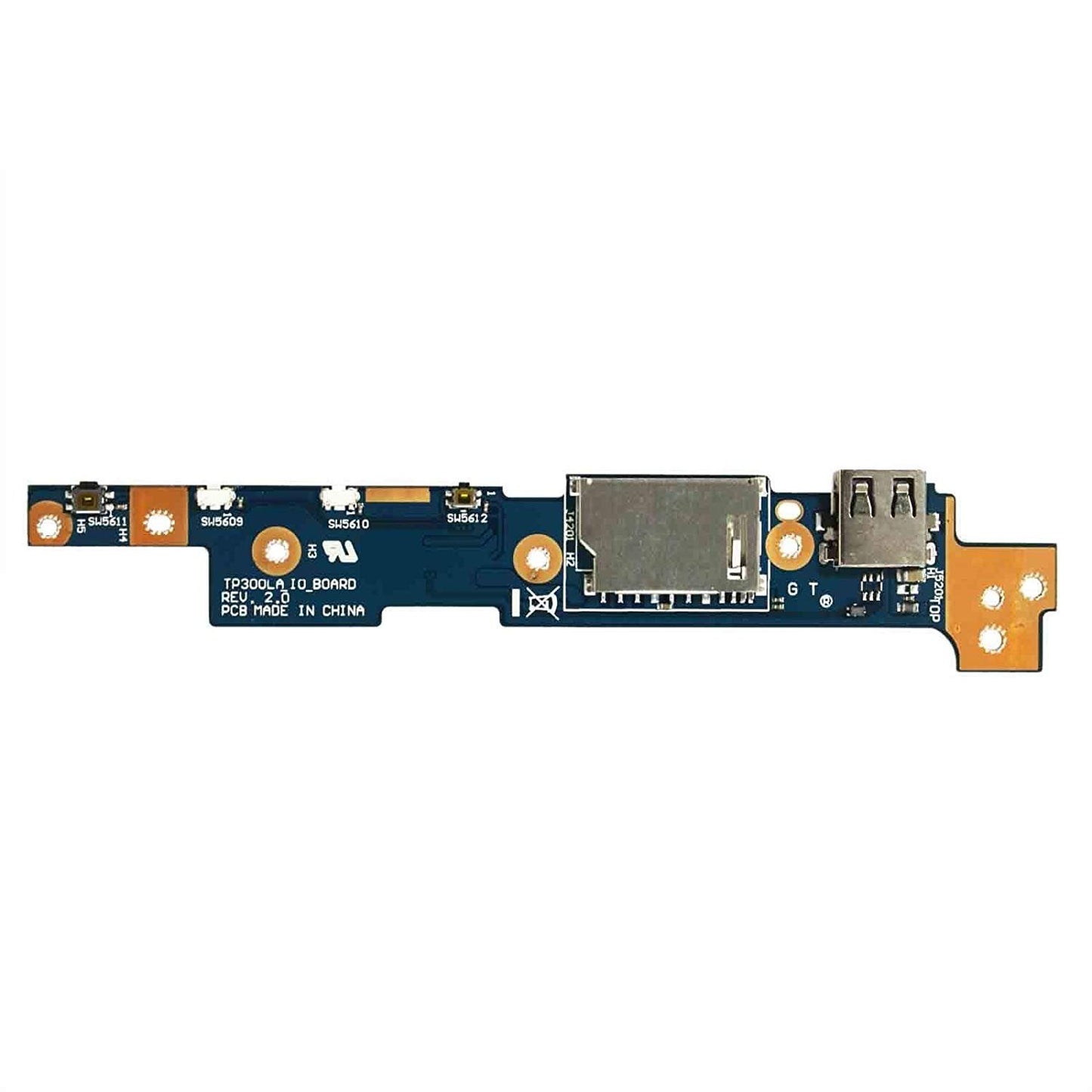 GinTai Laptop IO Board Power Switch Button Board Replacement for Asus Q302L Q302LA Q302LA-BHI3T09 Q302LA-BBI5T14 90NB05Y1-R10030