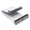 IDE 40-Pin Male to Female Hard Drive Extension Cable 6 inch Flat Ribbon Cord for 3.5" PATA HDD (39 Pin + 1x Empty)