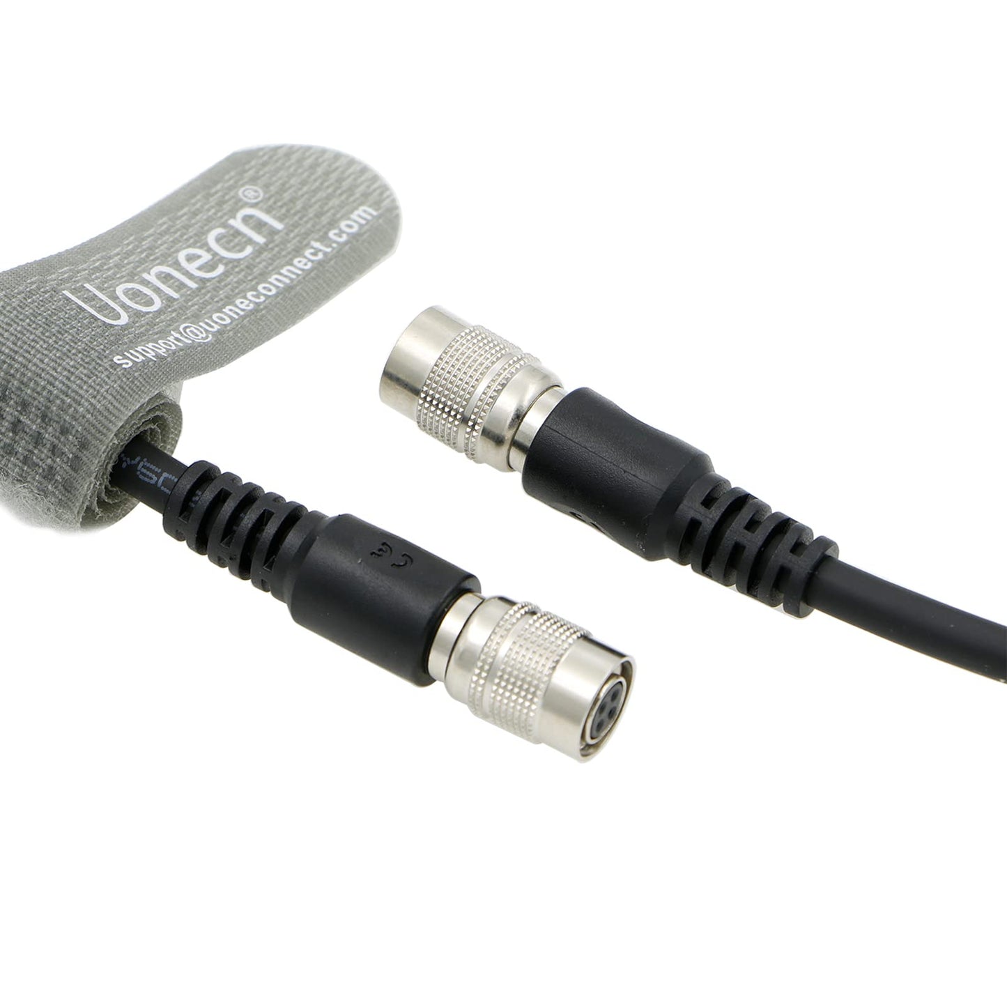 Uonecn Hirose 4 pin Male to 4 pin Female Power Cable for Microscope Harness and Camera