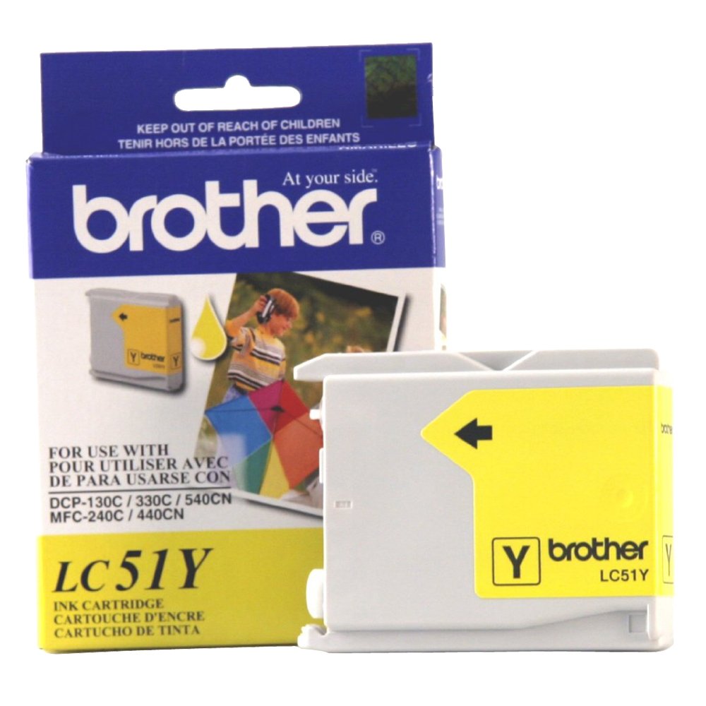 Brother DCP-350C Yellow Original Ink Standard Yield (400 Yield)