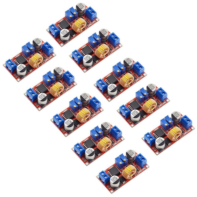 10pcs Lithium Battery Charger Module Board 5A DC naar DC CC CV LED Driver Step Down Buck Converter Board Constant Current Voltage XL4015