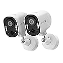 Swann Xtreem 4K 2Pack Wireless Security Cameras with 32GB Micro SD & Cloud Storage, Indoor & Outdoor Surveillance, Ideal for Baby Monitor & Home