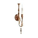 Quorum Lighting 5406-1-94, Salento Torchiere Wall Sconce Lighting, 20 Watts, French Umber